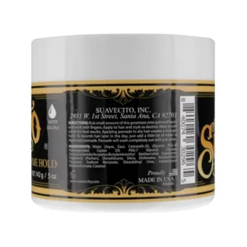 Suavecito Pomade Firme Hold 5 oz for Men - Strong Styling Gel