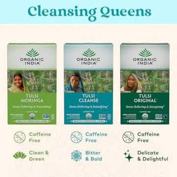 Organic India Tulsi Detox Tea - Stress Relief & Cleansing