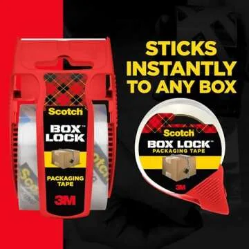 Scotch Box Lock Packaging Tape with Extreme Grip