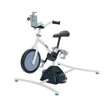 Little Tikes Pelican Explore & Fit Cycle Adjustable Play Fitness Exercise Equipment Stationary Bike ...