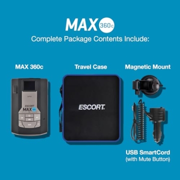Escort MAX 360c Radar Detector - Ultimate Driving Safety