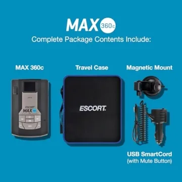 Escort MAX 360c Radar Detector - Ultimate Driving Safety