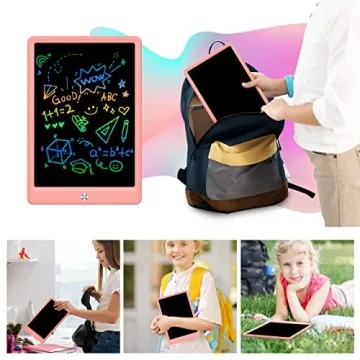 BUKEBU 10.5 Inch LCD Writing Tablet Colorful Drawing Pad Kids