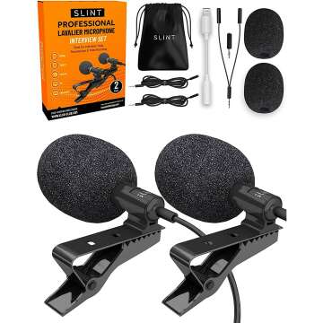 Affordable Clip-On Lavalier Microphones for Recording
