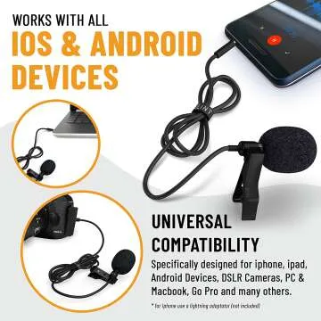 Affordable Clip-On Lavalier Microphones for Recording
