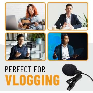 Affordable Clip-On Lavalier Microphones for Recording