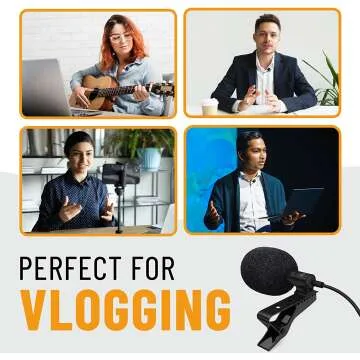 Affordable Clip-On Lavalier Microphones for Recording