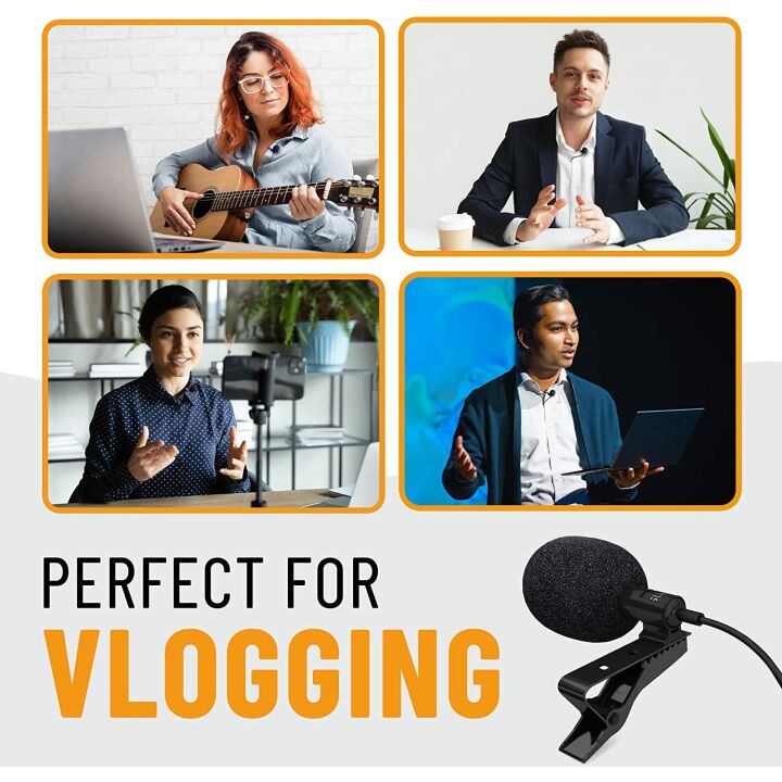 Affordable Clip-On Lavalier Microphones for Recording
