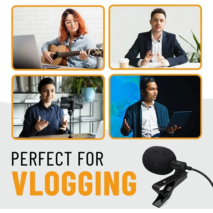 Affordable Clip-On Lavalier Microphones for Recording