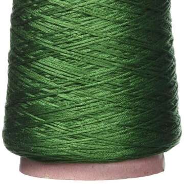 DMC 6-Strand Embroidery Floss, 100gm, Hunter Green Very Dark - Luxurious Crafting Awaits!