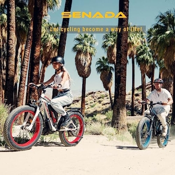 SENADA 1000W Electric Bike 30MPH Long Range Fat Tire