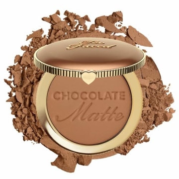 Too Faced Chocolate Soleil Matte Bronzer | Long Lasting & Cruelty-Free, 0.28 Ounce