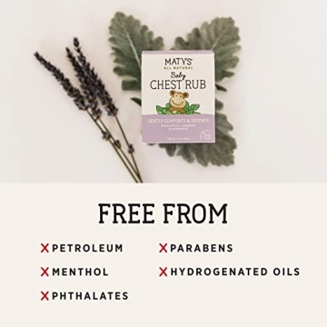 Maty's Baby Chest Rub for Soothing Comfort and Relief