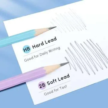 M&G 30 Pcs Hexagon Colored Pencils for Kids, Multicolor HB Unsharpened Pencils Graphite Wood Pencils with smooth writing for School, Office Supplies, Painting, Sketching, Weddings, Party