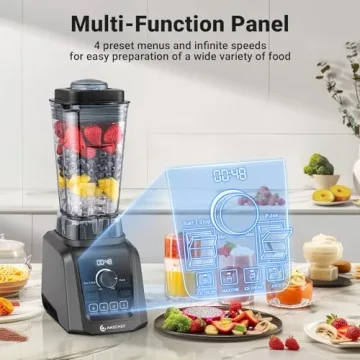 AMZCHEF Professional Blender with 68 oz Capacity