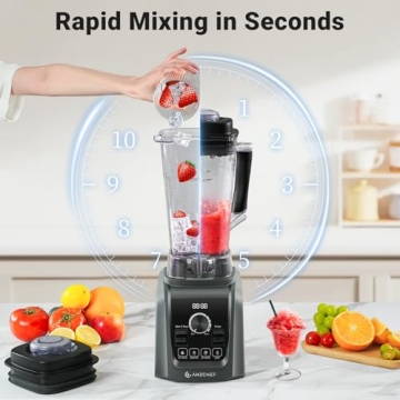 AMZCHEF Professional Blender with 68 oz Capacity