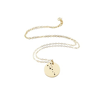 Taurus Zodiac Necklace - 14k Gold Fill Constellation Jewelry for Astrology Lovers