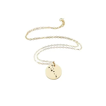 Taurus Zodiac Necklace - 14k Gold Fill Constellation Jewelry for Astrology Lovers
