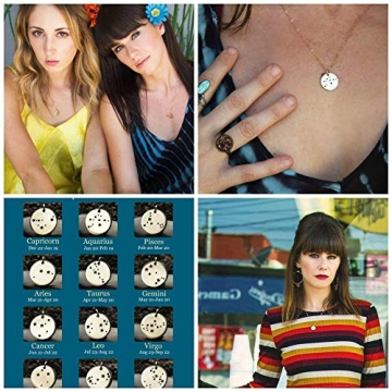 Elegant Taurus Zodiac Necklace - Gold Filled Astrology Jewelry