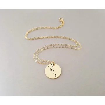 Elegant Taurus Zodiac Necklace - Gold Filled Astrology Jewelry