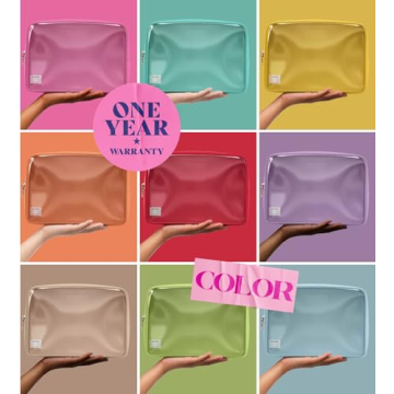 Embla Clear Cosmetic Bag - Stylish Travel Makeup Organizer