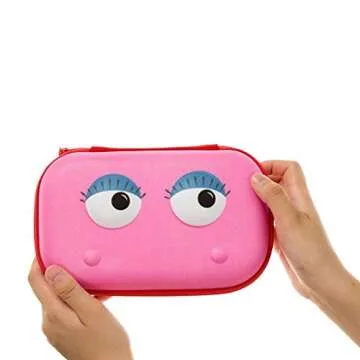 ZIPIT Beast Pink Pencil Box for Girls - Roomy & Durable