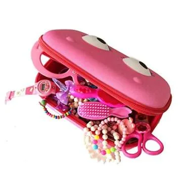 ZIPIT Beast Pink Pencil Box for Girls - Roomy & Durable