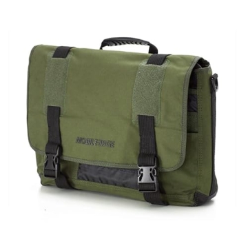 Stylish ECO Messenger Bag for Laptops - Olive Green