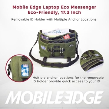 Mobile Edge ECO Laptop Messenger Bag for 17.3" Laptops