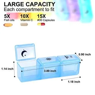 Weekly Pill Organizer for Easy Medication Management