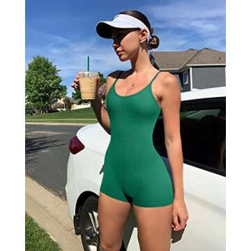 YIOIOIO Seamless Jumpsuit for Women - Yoga Ready & Comfy