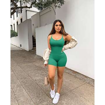 YIOIOIO Seamless Jumpsuit for Women - Yoga Ready & Comfy