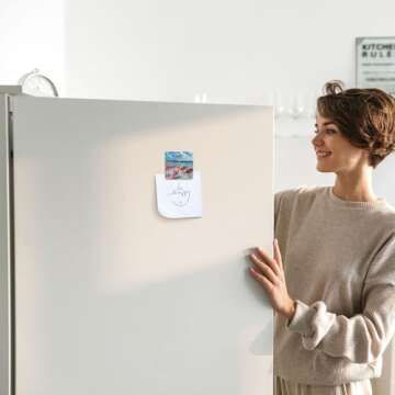 Flock of Red Flamingos On The Beach Round Soft Magnetic Fridge Magnets, Designed with Unique Patterns and Perfect Materials