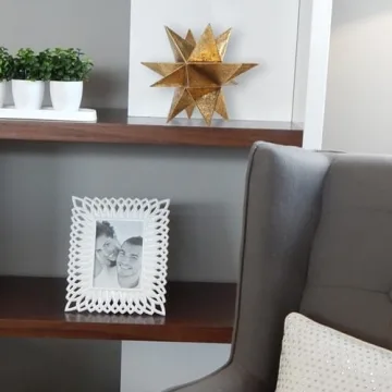 Braxio Gold Geometric Sculpture for Home Decoration