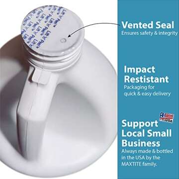 12% Hydrogen Peroxide Solution - 1 Gallon Ecofriendly Natural Cleaning Solution for Kitchen, Bath, Laundry, and Home - HDPE Jug with Child-Safe Cap Made in USA