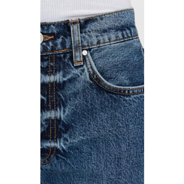 ANINE BING Women's Hugh Jeans Stylish Wide-Leg Denim