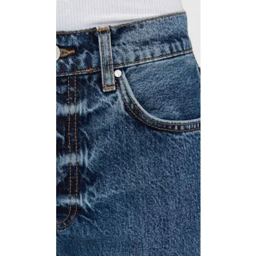 ANINE BING Women's Hugh Jeans Stylish Wide-Leg Denim
