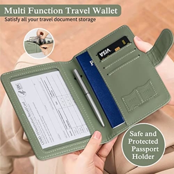 Stylish TIGARI Passport Holder with RFID Protection