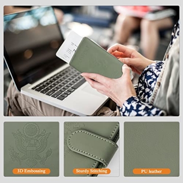 Stylish TIGARI Passport Holder with RFID Protection