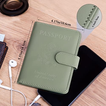 Stylish TIGARI Passport Holder with RFID Protection
