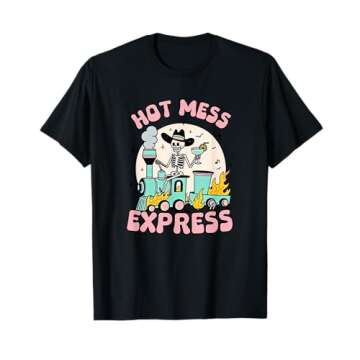Snarky Hot Mess Express Funny T-Shirt for Humor Lovers