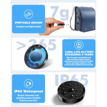 Air Tags for Android - 4 Pack with 2 Year Battery Life