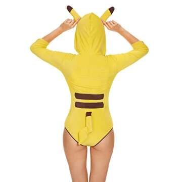 Stylish Womens Yellow Squirrel Cotton Romper for Fun Occasions