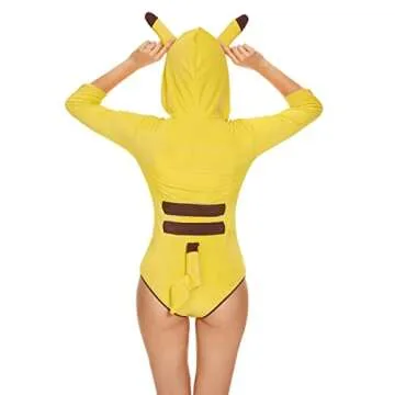 Stylish Womens Yellow Squirrel Cotton Romper for Fun Occasions