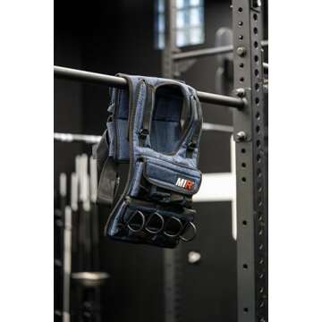 MiR Air Flow Adjustable Weighted Vest, 20 lb