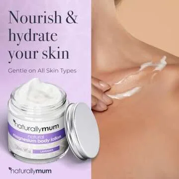 NaturallyMum Magnesium Lotion for Sleep & Skin Support