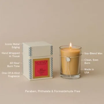 Votivo Red Currant Candle - Luxurious Scented Candle