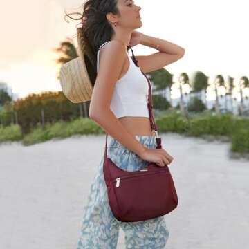 Travelon Anti-Theft Essentials East/West Hobo Bag