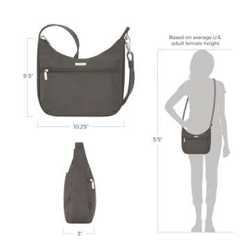 Travelon Anti-Theft Essentials East/West Hobo Bag