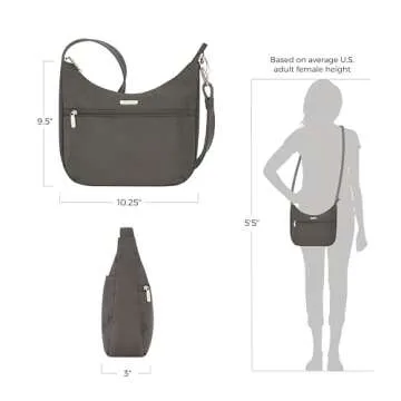 Travelon Anti-Theft Essentials East/West Hobo Bag